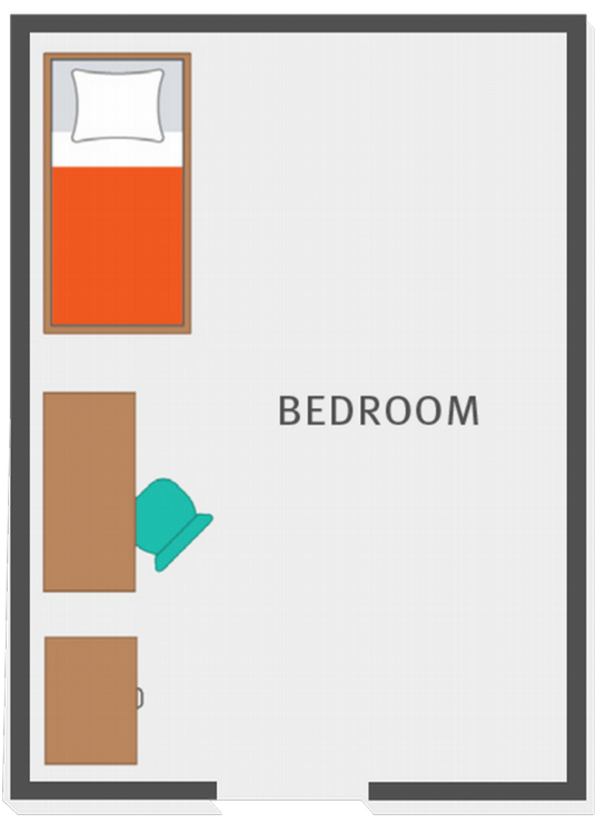 1 Bed per room