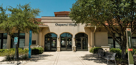 Chaparral Village front office entrance